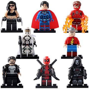 X-23 Deadpool Punisher Flash Lex Luthor Fantomex Multiverse Superhero Custom Brick Compatible Minifigure Toy