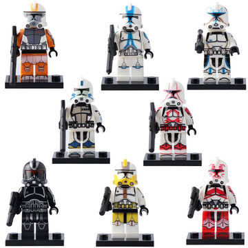 Star Wars The Clone Wars Captain Rex Captain Keeli Waxer Fil Havoc Bly 501st Legion Clone Trooper Shadow Trooper Brick Compatible Minifigure Toy