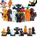 Minotaur Vampire Bat Circus Clown Yeti Hazmat Guy Square Foot Businessman Carrot Guy Custom Brick Compatible Minifigure Toy