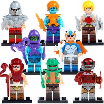 Ram Man Faker Skeletor Sorceress Teela Tri-Klops Zodak He-Man Masters of the Universe Custom Brick Compatible Minifigure Toy