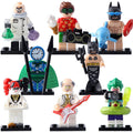 Disco Harley Quinn Clock King Disco Alfred Pennyworth Vacation Robin Merbat Speedo Batman Movie Inspired Custom Brick Compatible Minifigure Toy