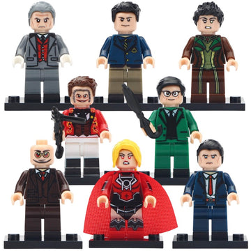 Alfred Bruce Wayne Fish Mooney Jerome Valeska Edward Nygma Hugo Strange James Gordon from the Gotham TV Series Custom Brick Based Minifigure Toy