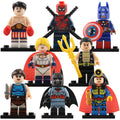 Captain Batman Spider-man Power Girl Rocky Balboa Namor The Sub-mariner Multiverse Superhero Custom Brick Compatible Minifigure Toy