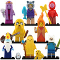 Finn the Human Banana Guard Jake the Dog Flame Princess Princess Bubblegum Ice King Adventure Time Custom Brick Compatible Minifigure Toy