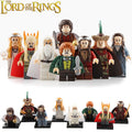 Frodo Baggins Gandalf the White Thranduil Elrond Galadriel Arwen Merry Master of Lake-town The Hobbit LOTR Custom Brick Compatible Minifigure Toy