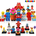 Dragon Guy Birthday Party Boy Race Car Guy Flower Pot Girl Brick Suit Guy Brick Suit Girl Custom Brick Compatible Minifigure Toy