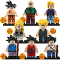 Son Goku Gotenks Trunks Tien Shin Han Android 18 Goten Dragon Ball Z Custom Brick Compatible Minifigure Toy