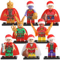 Superman Dr Fate Thor Shazam Loki White Lantern Flash Joker Thanos Christmas Superhero Edition Custom Brick Compatible Minifigure Toy