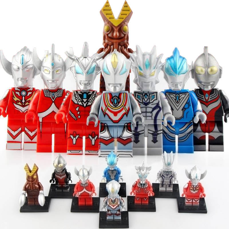 Ultraman Tiga Orb Taro Zero Geed Geed Baltan Seijin Custom Brick Compatible Minifigure Toy