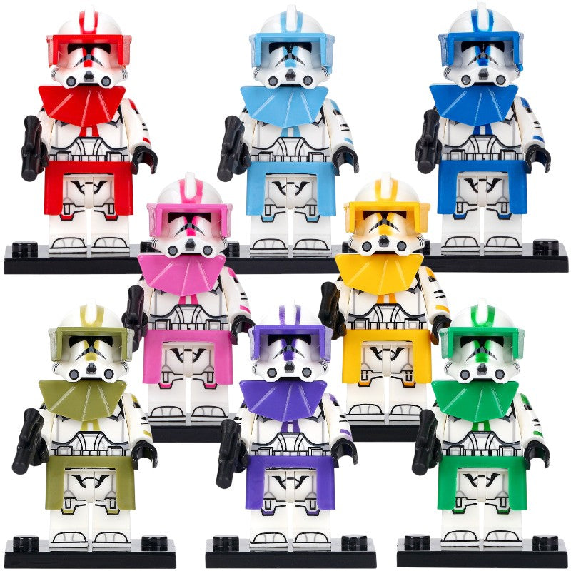 501st Arctic Variant 501st Legion 212th Attack Battalion 327th Star Corps 41st Elite Corps Storm Clone Soldier Star Wars Brick Compatible Minifigure Toy