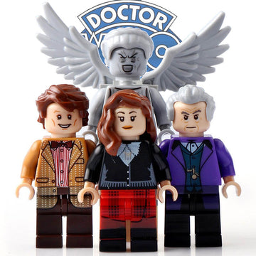 11th Doctor 12th Doctor Clara Oswald Weeping Angel Doctor Who Television Series Custom Brick Compatible Minifigure Toy