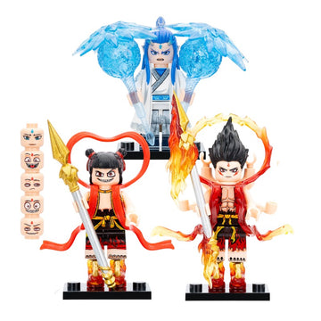 Ne Zha 2 Animated Movie Young Nezha Ao Bing Custom Brick Compatible Minifigure Toy