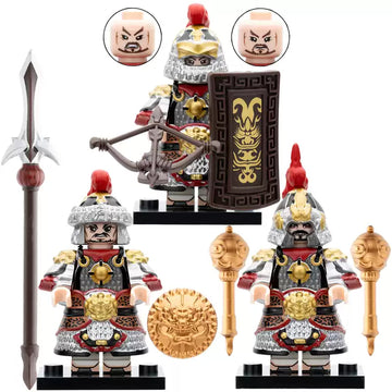 Ancient China Song Dynasty Imperial Soldiers Custom Brick Compatible Minifigure Toy