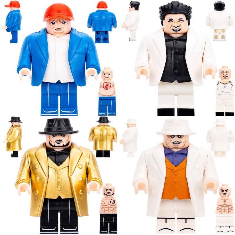 Donald Trump Kim Jong-un Ma Dong-seok Kingpin MaxiFig Custom Brick Compatible Minifigure Toy