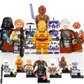 Star Wars General Kenobi Rahm Kota Darth Vader Ahsoka Tano Mace Windu 187th Legion Trooper C-3PO BB-8 BD Droid Custom Brick Based Minifigure Toy