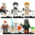 Star Wars Clone Wars 212th Clone Gunner Clone Paratrooper Ahsoka BB-8 Darth Vader D-O Boba Fett BD Droid Brick Compatible Minifigure Toy