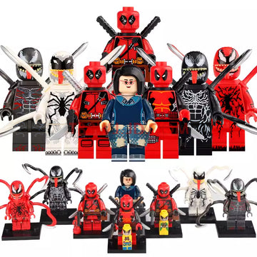 Venom Riot Carnage Anti-Venom Deadpool Super Heroes Custom Brick Compatible Minifigure Toy
