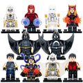 Mr Knight Scarlet Witch Doctor Strange Magneto Mandarin Shang-Chi Shroud MCU Superheroes Custom Brick Compatible Minifigure Toy