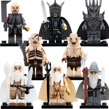 Gothmog Mouth of Sauron Sauron Bolg Azog Gandalf Saruman Lord of the Rings Custom Brick Compatible Minifigure Toy