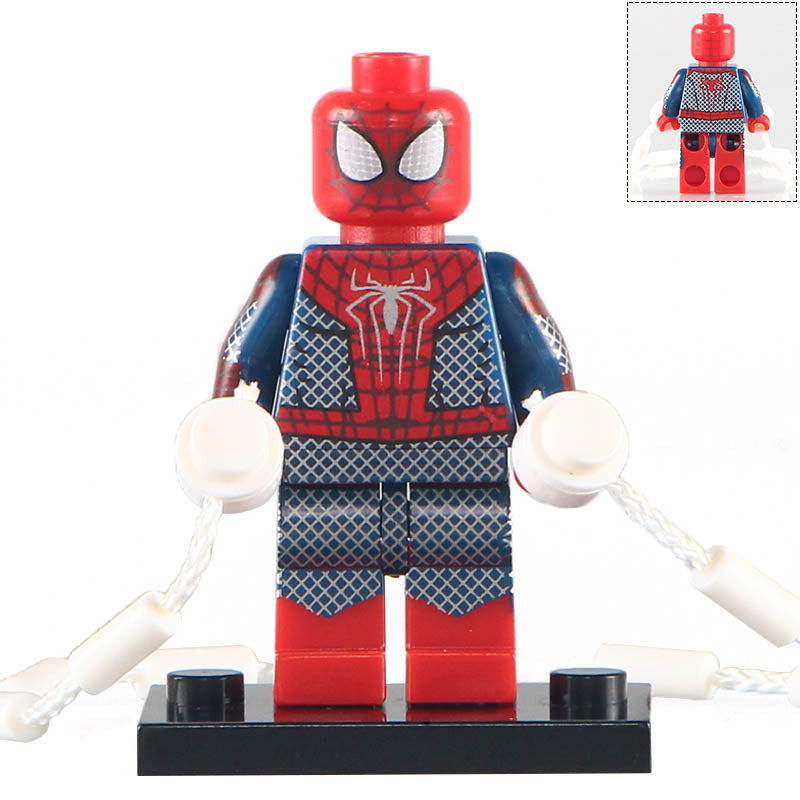 Peter Parker SSU The Amazing Spider-Man (2012) Custom Brick Based Minifigure Toy