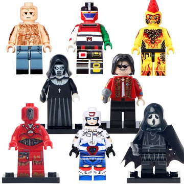 Valak Tattoo Enthusiast Michael Scofield God Mars Ghostface Kessel Operations Droid Custom Brick Compatible Minifigure Toy