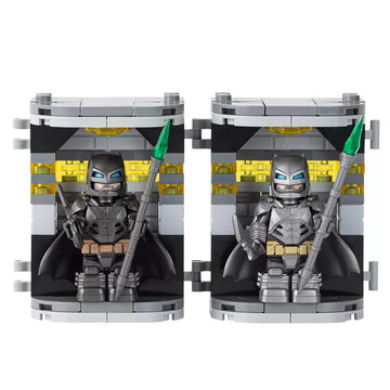 Armored Bruce Wayne DCEU Batman vs Superman: Dawn of Justice (2016) Custom Brick Based Minifigure Toy