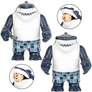 King Shark DC Universe The Suicide Squad (2021) Custom Brick Compatible Minifigure Toy