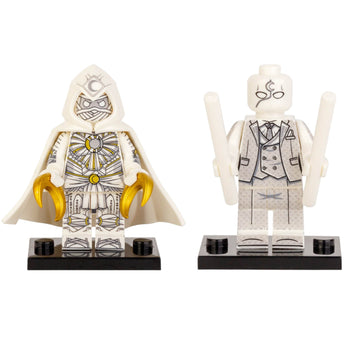 Mr. Knight Inspired by Moon Knight (2022) MCU Custom Brick Compatible Minifigure Toy
