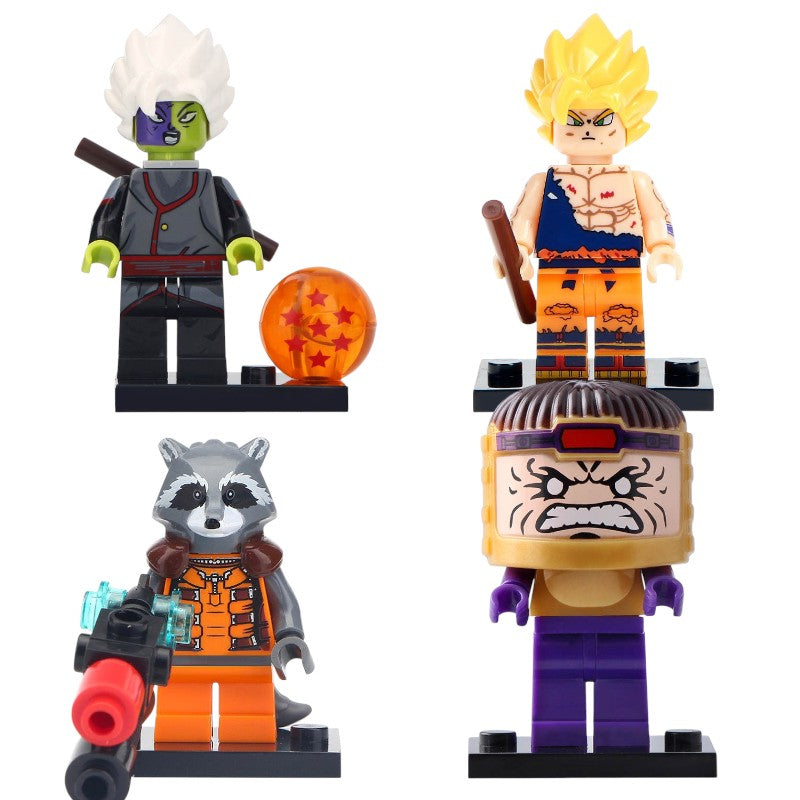 Son Goku Zamasu Dragon Ball Z Custom Brick Compatible Minifigure Toy