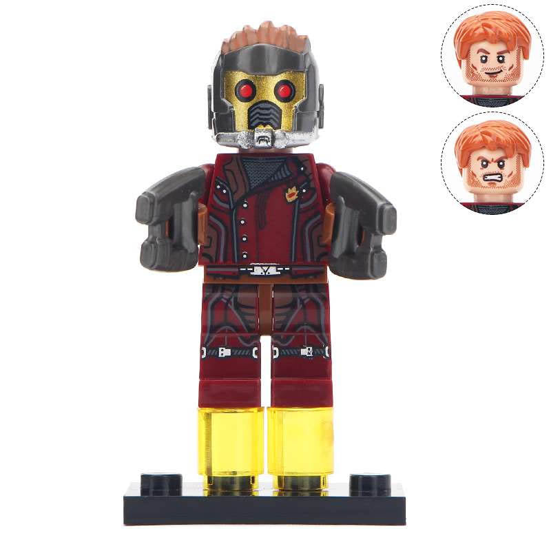 Star-Lord MCU Guardians of the Galaxy Vol. 2 Custom Brick Compatible Minifigure Toy