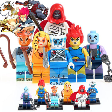 Cheetara Panthro Tigro Lion-O Bengali Mumm-Ra Thundercats TV Series Custom Brick Compatible Minifigure Toy