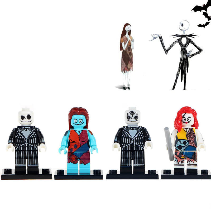 Pumpkin King Sally Shock The Nightmare Before Christmas (1993) Custom Brick Compatible Minifigure Toy