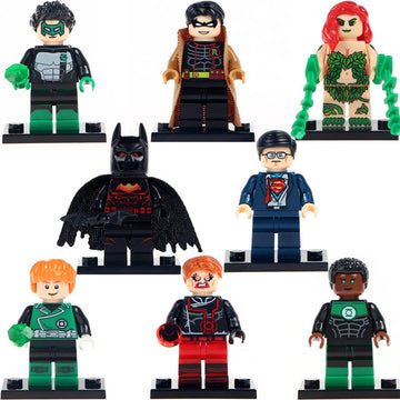 DC Superheroes Red Lantern Green Lantern Corps Clark Kent Poison Ivy Batman Hush Custom Brick Compatible Minifigure Toy