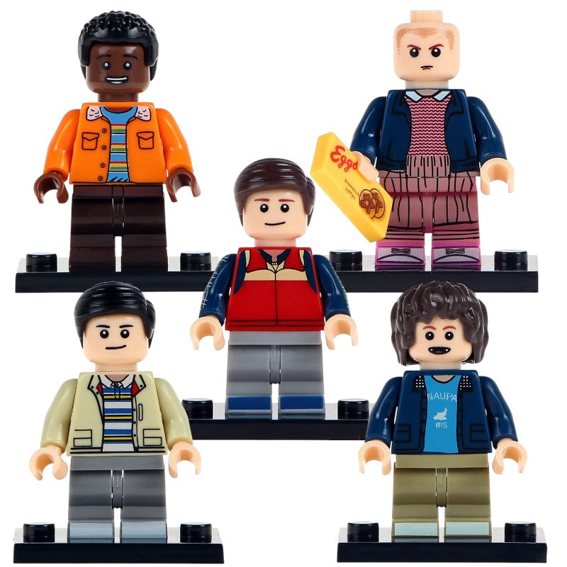 Lucas Sinclair Eleven Will Byers Mike Wheeler Dustin Henderson Stranger Things Horror Custom Brick Compatible Minifigure Toy