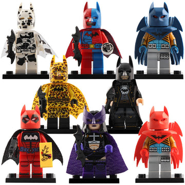 DC Superheroes Two-Face Batman Batpool Batman Thug Life Batman Huntress Azrael Batman Armor Custom Brick Compatible Minifigure Toy