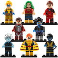 Doc Samson Banshee Iron Man Trickster Bluebird Killer Frost Comic Style Hero and Villain Character Custom Brick Based Minifigure Toy