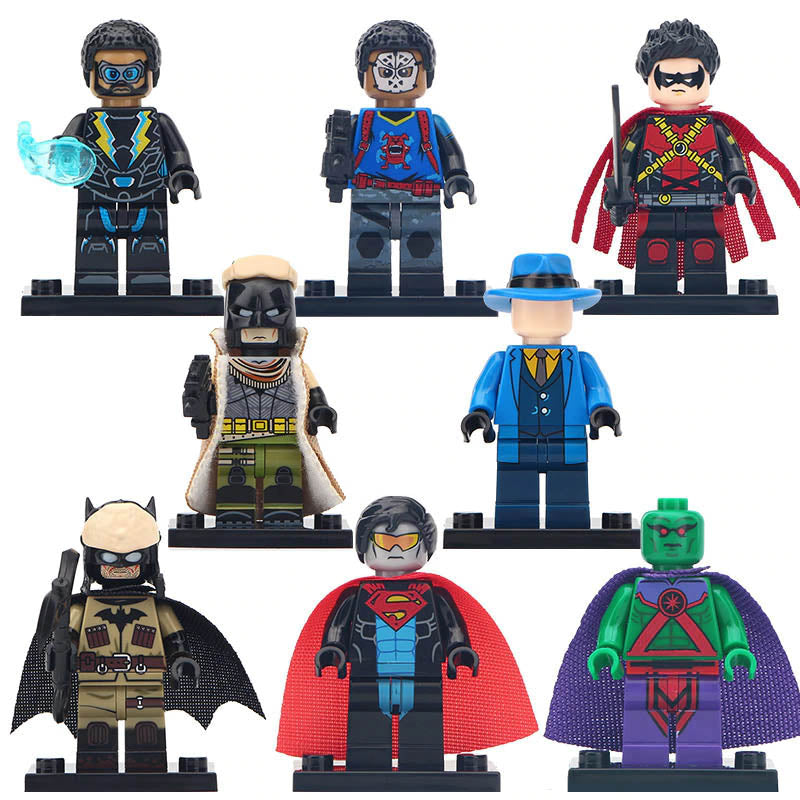 Question Eradicator Red Son Batman Knightmare Batman Wild Dog DC Superhero Custom Brick Compatible Minifigure Toy