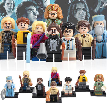 Luna Lovegood Neville Longbottom Cedric Diggory Professor Flitwick Albus Dumbledore Harry Potter Custom Brick Compatible Minifigure Toy