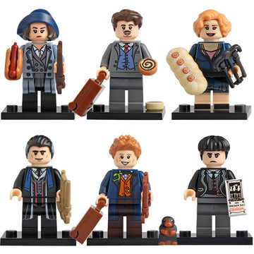Tina Goldstein Jacob Kowalski Queenie Goldstein Credence Barebone Fantastic Beasts and Where to Find Them (2016) Custom Brick Compatible Minifigure Toy