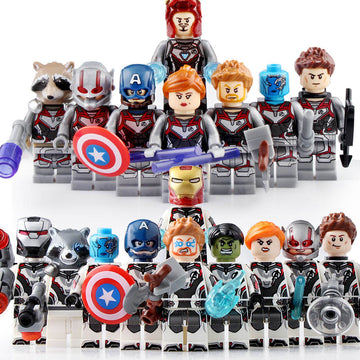 Iron Man War Machine Black Widow Nebula Hawkeye Ant-man Hulk MCU Avengers Endgame 2019 Custom Brick Based Minifigure Toy