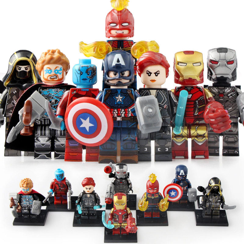 Thor Tony Stark Wasp Ant-Man Dr. Stephen Strange Iron Patriot MCU Avengers Endgame (2019) Custom Brick Based Minifigure Toy