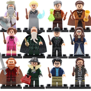Dumbledore Fleur Delacour Slughorn Umbridge Snape Fudge Ravenclaw Slytherin Gryffindor Hufflepuff Harry Potter Custom Brick Compatible Minifigure Toy