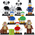 Mickey Mouse Minnie Mouse Louie Dewey Huey Scrooge McDuck Chip Dale Disney Cartoon Custom Brick Compatible Minifigure Toy