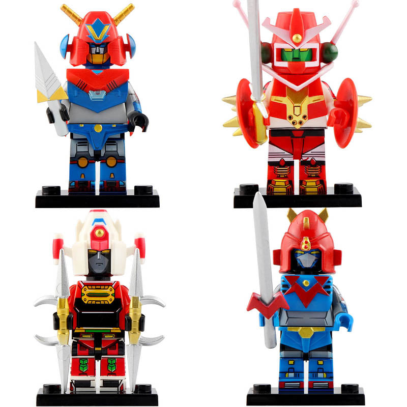Comm-Battler V Leader Daimos Mechander Robo Chodenji Machine Voltes V Custom Brick Compatible Minifigure Toy