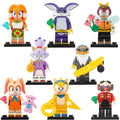 Sonic the Hedgehog Ray the Squirrel Big the Cat Charmy the Bee Tikal the Echidna Blaze the Cat Storm the Albatross Brick Compatible Minifigure Toy