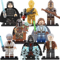 Star Wars Mandalorian C-3PO Ben Solo Chief Tarfful Han Solo Luke Skywalker Palpatine Obi-Wan Kenobi Custom Brick Compatible Minifigure Toy