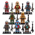 The Mandalorian Warrior Star Wars Custom Brick Compatible Minifigure Toy