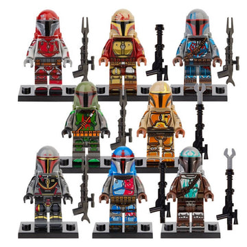 The Mandalorian Warrior Star Wars Custom Brick Compatible Minifigure Toy