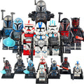 Echo Bo-Katan Kryse Darth Maul Coruscant Guard 501st Legion Clone Trooper Star Wars The Clone Wars Custom Brick Compatible Minifigure Toy