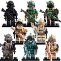 Special Air Service KSK Alpha Snow Leopard Navy Seals Delta SSO Wild Child Special Forces Custom Brick Compatible Minifigure Toy